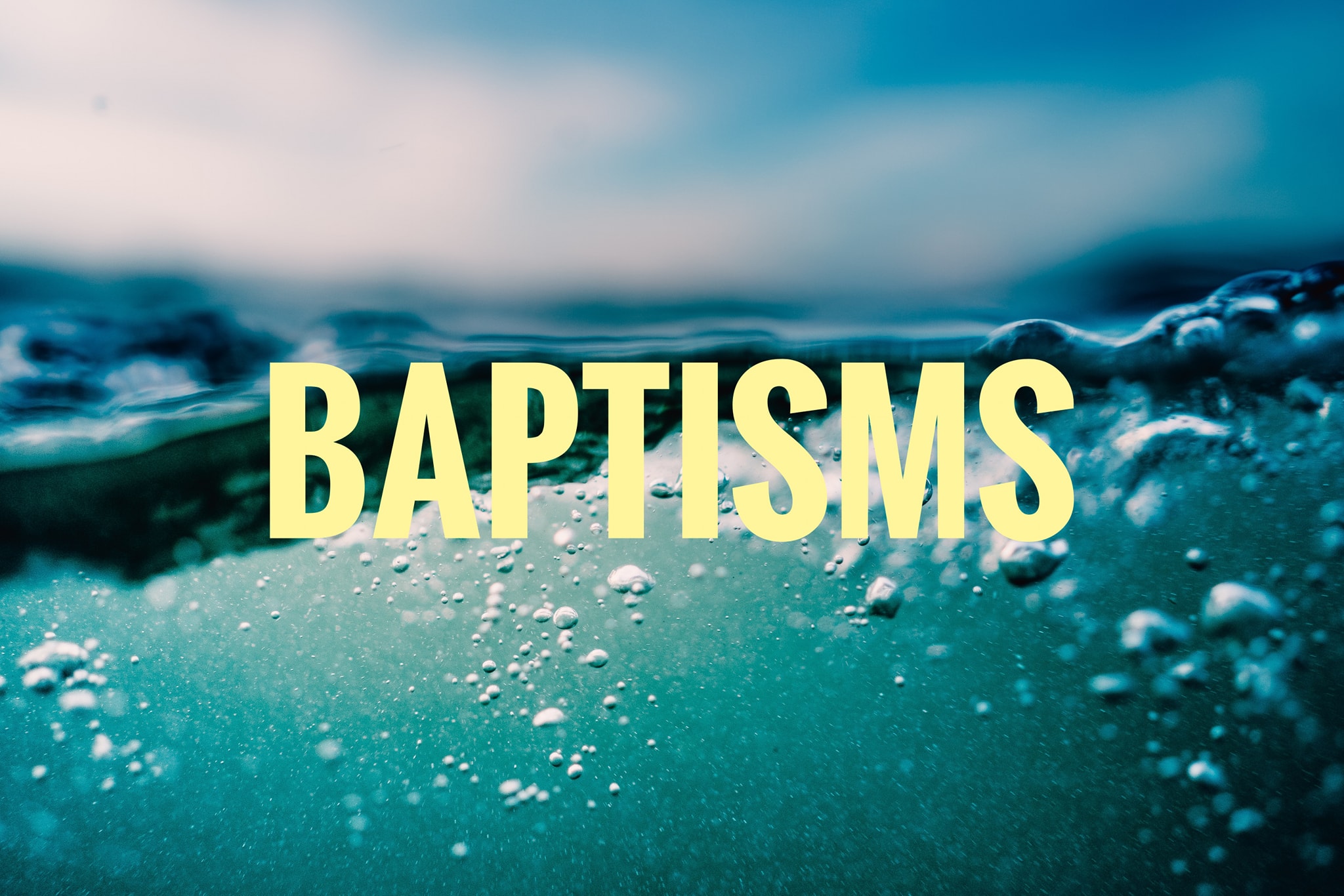 baptisms